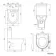 Orlando Rimless Fully Back to Wall Close Coupled Toilet With Soft Close Seat