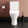 Orlando Rimless Comfort Height Close Coupled Toilet With Soft Close Slim Seat