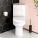 Denver Close Coupled Corner Toilet With Soft Close Seat