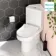 Denver Rimless Fully Back to Wall Close Coupled Corner Toilet With Soft Close Slim Seat