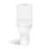 Orlando Rimless Comfort Height Close Coupled Corner Toilet With Soft Close Seat