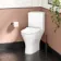 Orlando Rimless Comfort Height Close Coupled Corner Toilet With Soft Close Slim Seat