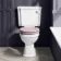 Hudson Traditional Close Coupled Toilet With Cashmere Pink Wooden Seat