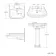 Hudson Traditional Toilet With Dove Grey Seat & Pedestal Basin Set - Double Tap Hole