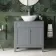 Bermuda Dove Grey Vanity With Oval Counter Top Basin 800mm