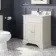 Lucia Chalk White Vanity with Marble Top & Undermount Basin 630mm
