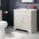 Lucia Chalk White Basin Vanity 830mm