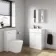 Trent Gloss White Basin Vanity 600mm