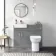 Harper Stone Grey Combination Vanity Basin & Aruba Toilet 1000mm