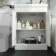 Avon Gloss White Basin Vanity and Back To Wall Unit 1100mm