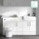 Harper Gloss White Combination Vanity Basin with Marble Top & Miami Toilet 1500mm