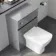Foster Stone Grey Back To Wall Unit and Atlanta Toilet
