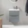 Austin Stone Grey Wall Hung Basin Drawer Vanity 500mm