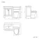 Bermuda Chalk White Combination Vanity Basin and Seattle Toilet 1100mm
