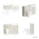 Monaco Chalk White Combination Vanity Traditional Basin and Seattle Toilet 1200mm