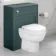 Traditional Midnight Green Back To Wall Unit and Seattle Toilet