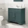 Lucia Midnight Green Basin Vanity 830mm
