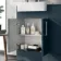 Harper Navy Blue Basin Vanity and Back To Wall Toilet Unit 1000mm - Excludes Toilet