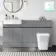 Foster Stone Grey Combination Vanity Basin and Houston Toilet 1500mm