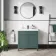 Bermuda Midnight Green Basin Vanity 800mm