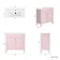 Bermuda Cashmere Pink Basin Vanity 800mm - Brushed Brass Accents