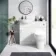 Quartz Gloss White Combination Vanity Basin and Denver Toilet 950mm