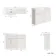 Capri Cotton White Basin Vanity and Back To Wall Unit 1150mm (Excludes Toilet) - Chrome Handles