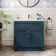 Milos Navy Blue Basin Vanity 800mm - Traditional Handles