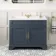 Lucia Inky Blue Basin Vanity 1030mm - Brass Knurled Handles