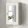 Chalk White Mirror Cabinet 700x500mm