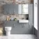 Harper Stone Grey Wall Hung Cabinet 600x300mm