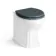 Hudson Traditional Back To Wall Toilet With Inky Blue Wooden Seat