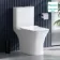 Houston Rimless Close Coupled Toilet With Premium Soft Close Slim Seat