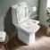 Dallas Rimless Comfort Height Close Coupled Toilet With Soft Close Seat
