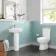 Seattle Rimless Close Coupled Toilet & Pedestal Basin Set