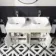 Bermuda Chalk White Cabinet with Marble Top 1200mm - Excludes Counter Top Basin