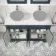 Lucia Inky Blue Cabinet with Marble Top 1200mm - Excludes Counter Top Basins