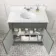 Lucia Graphite Grey Vanity with Marble Top & Undermount Basin 830mm