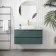 Corsica Midnight Green Vanity Drawer with Marble Top & Marin Basin 1000mm