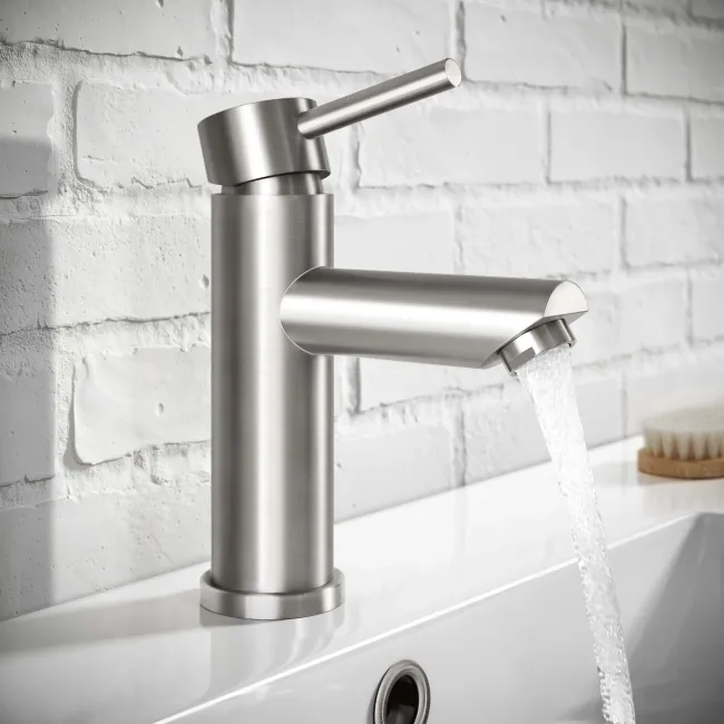 Alyn Brushed Stainless Steel Basin Mixer Tap