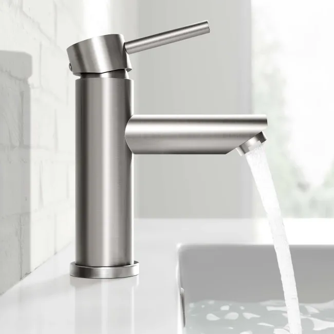 Alyn Brushed Stainless Steel Basin Mixer Tap