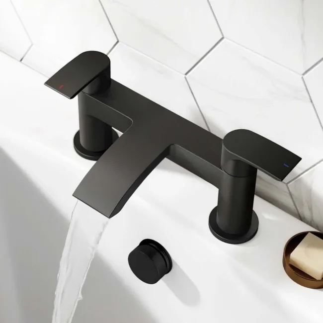 Severn Matt Black Bath Filler