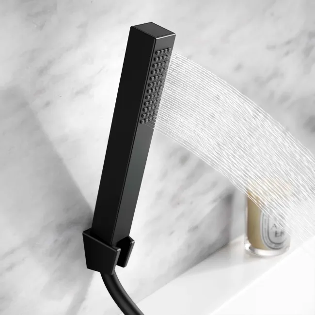 Ribble Matt Black Bath Filler & Handheld Shower