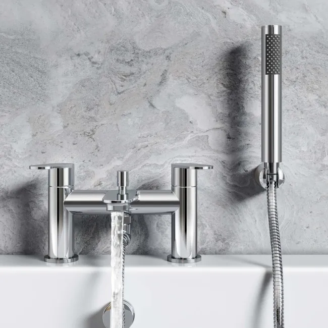 Avill Chrome Bath Filler & Handheld Shower
