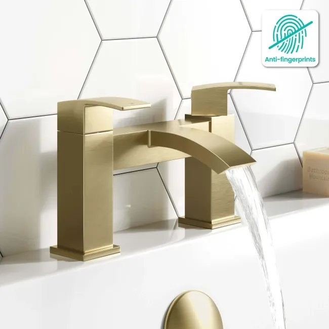 Brora Brushed Brass Bath Filler