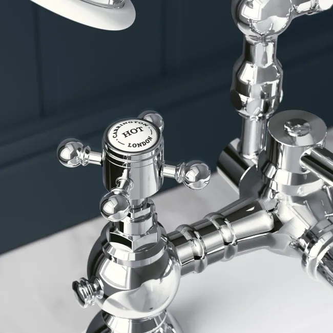 Tweed Traditional Chrome Bath Shower Mixer Tap