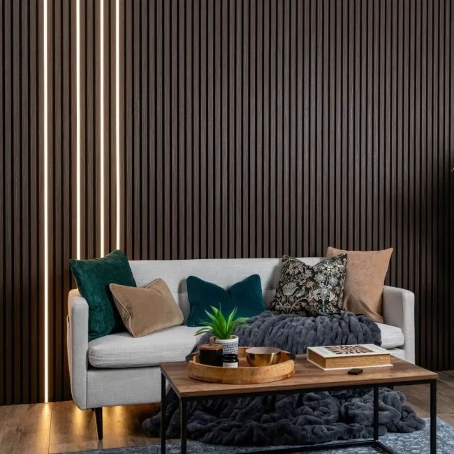 Trepanel Bright® Wall Panel LED Strip Lights Black Casing - 2.4m 4 Pack