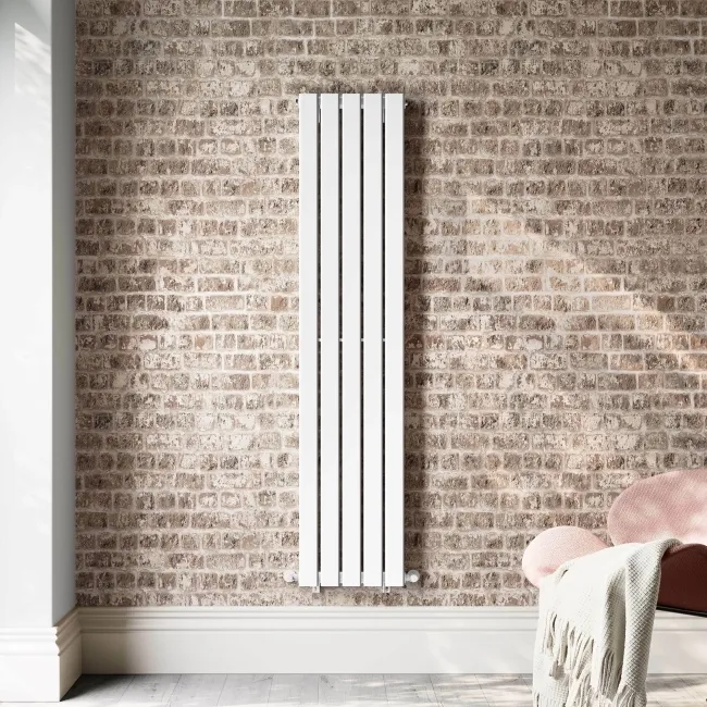 Faro White Double Flat Panel Vertical Radiator 1600x350mm
