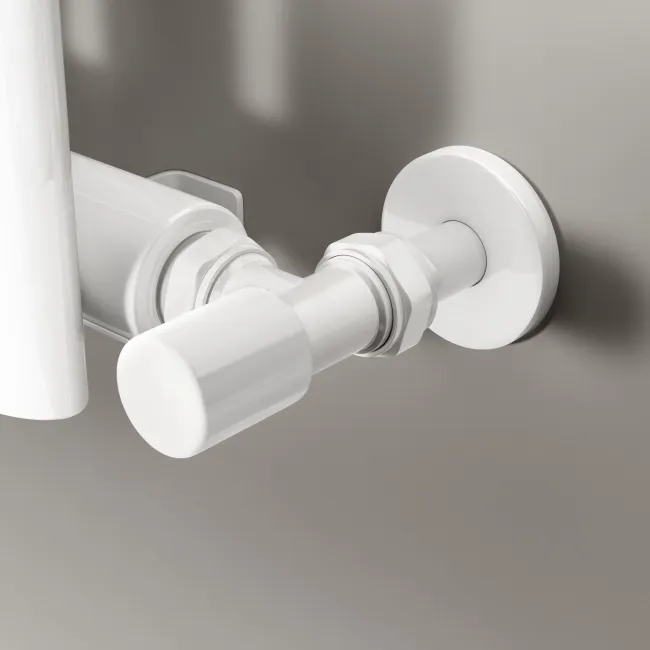 Marbella White Single Oval Panel Radiator 1800x480mm