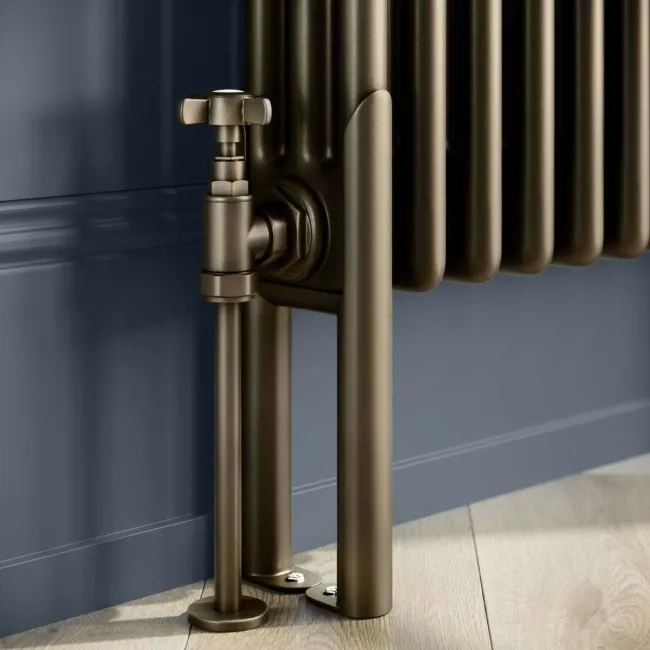 Athens Antique Gold Triple Column Vertical Traditional Radiator 1800x650mm